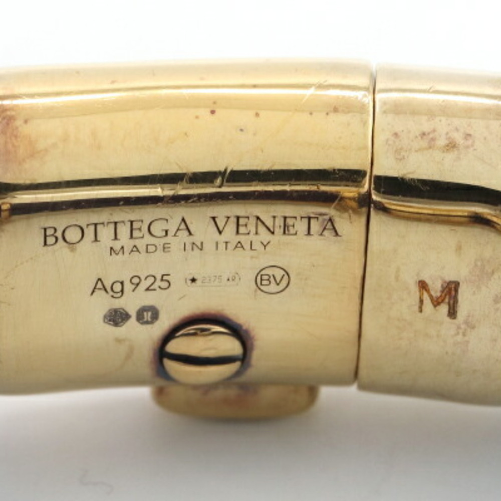 Bottega Veneta Bracelet 590464 Purple SV Sterling Silver 925 Leather M Size B... - Picture 4 of 9